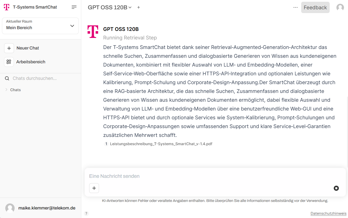 Stopp-Button während der Generierung