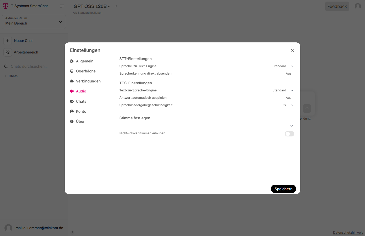 Audio-Einstellungen